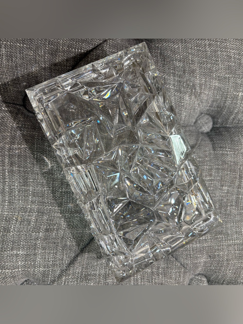 Vintage Tiffany & Co. Rock Cut Crystal Jewlery Box
Excellent Condition - Picture 2 of 13